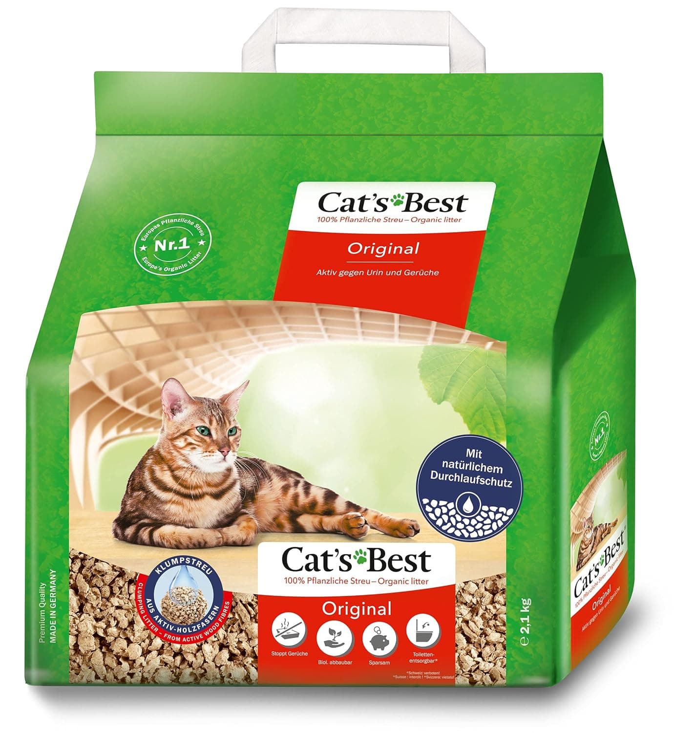 Cat litter, Flakes (wood)